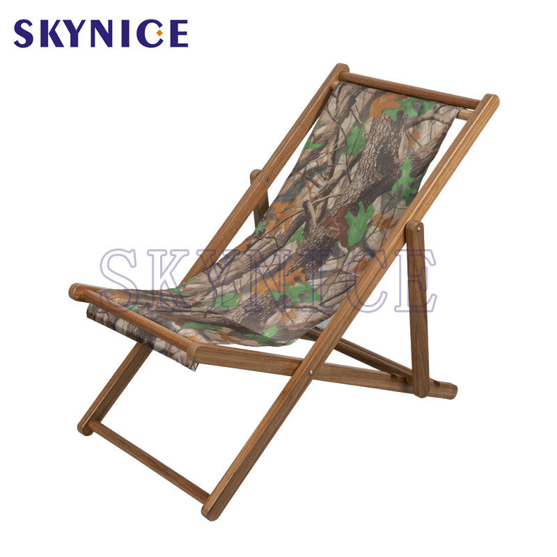 Silla de madera jardín plegable silla de playa